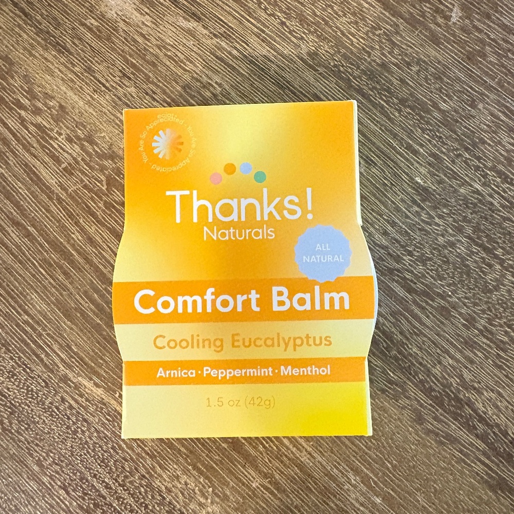 Thanks! Naturals cooling   eucalyptus   comfort balm 1.5 oz New Not Opened